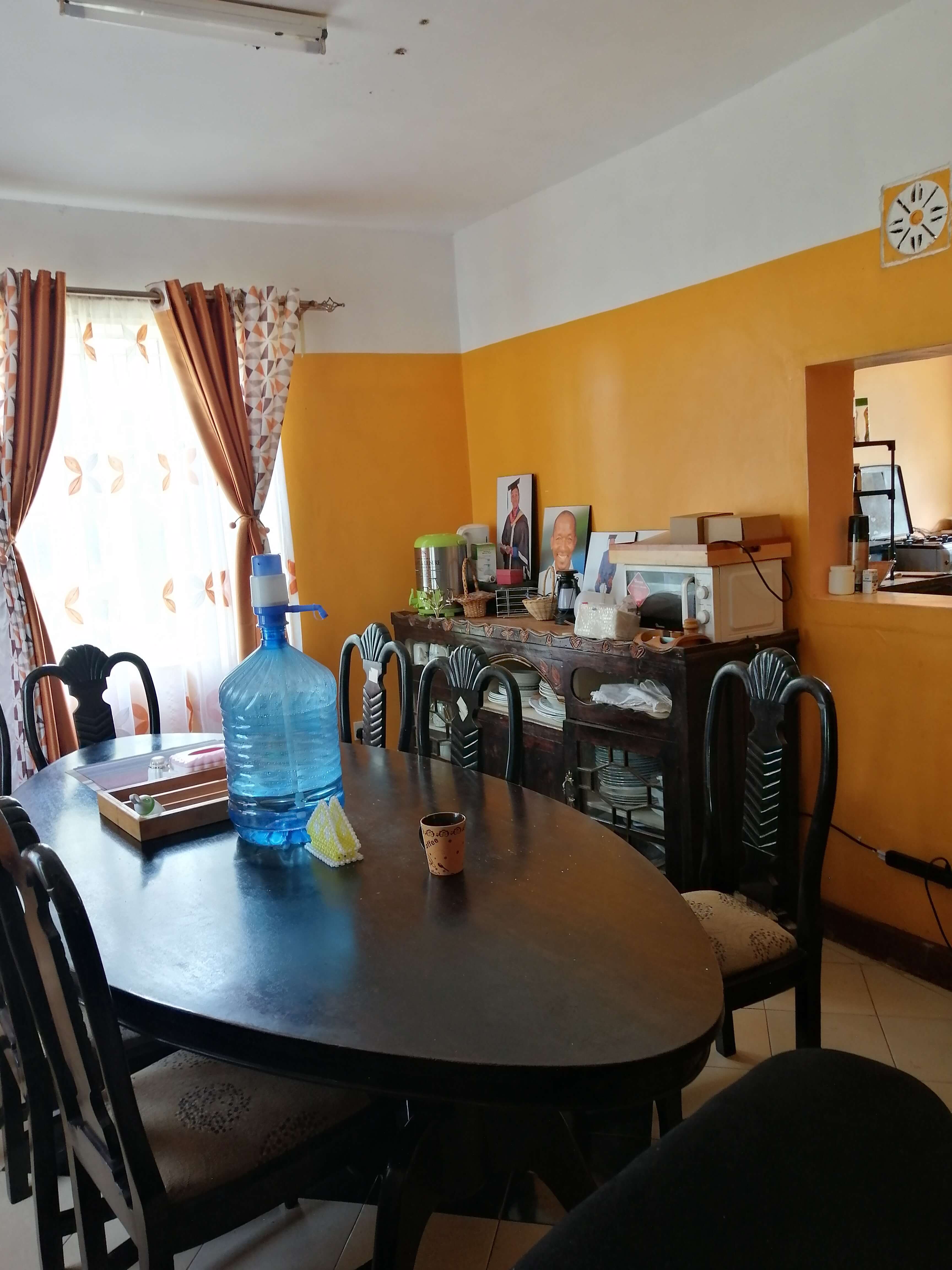 Mr. and Mrs. Samson Ngotho's One-Story House Dining Area
