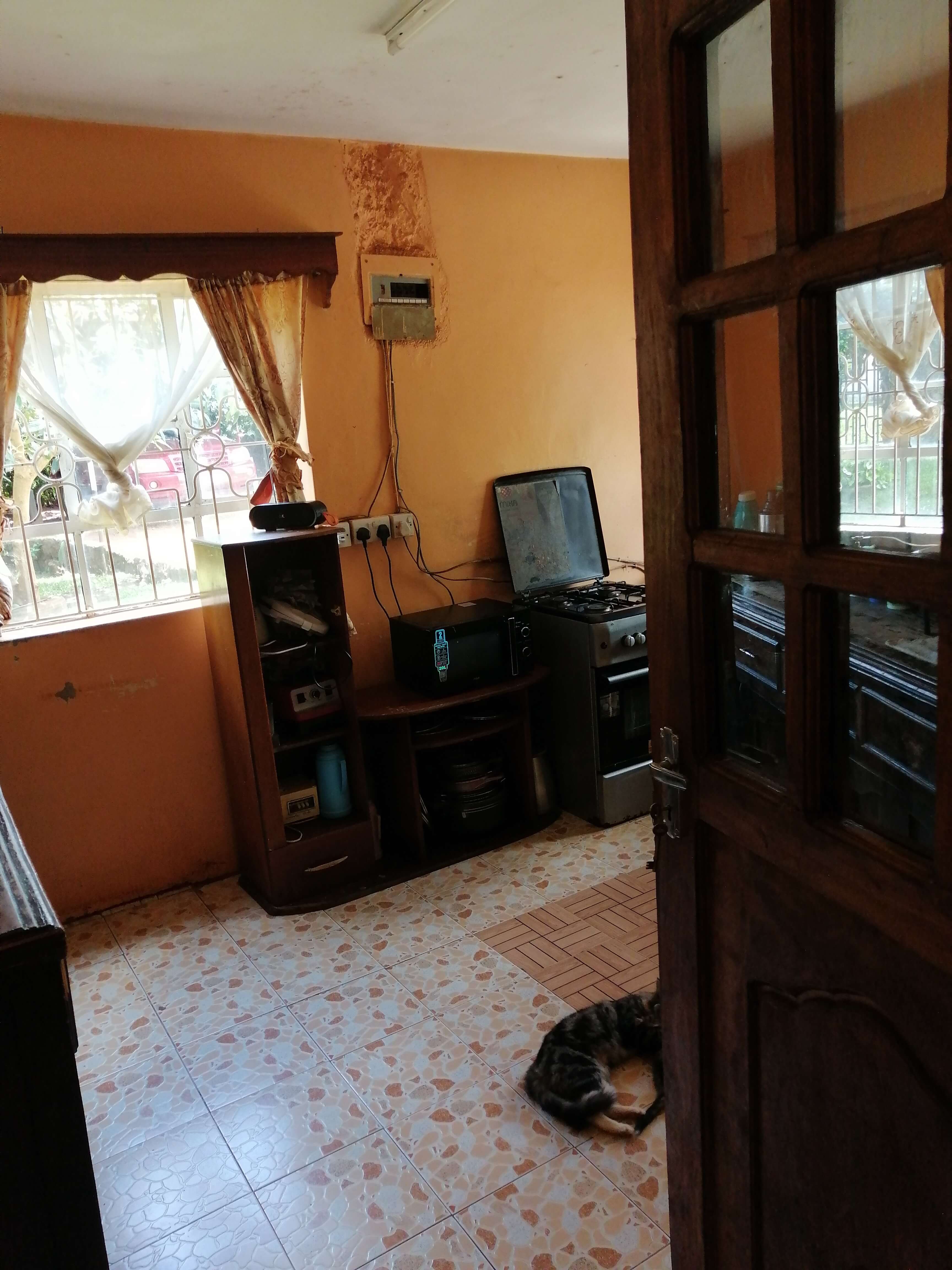 Mr. and Mrs. Samson Ngotho's One-Story House Kitchen