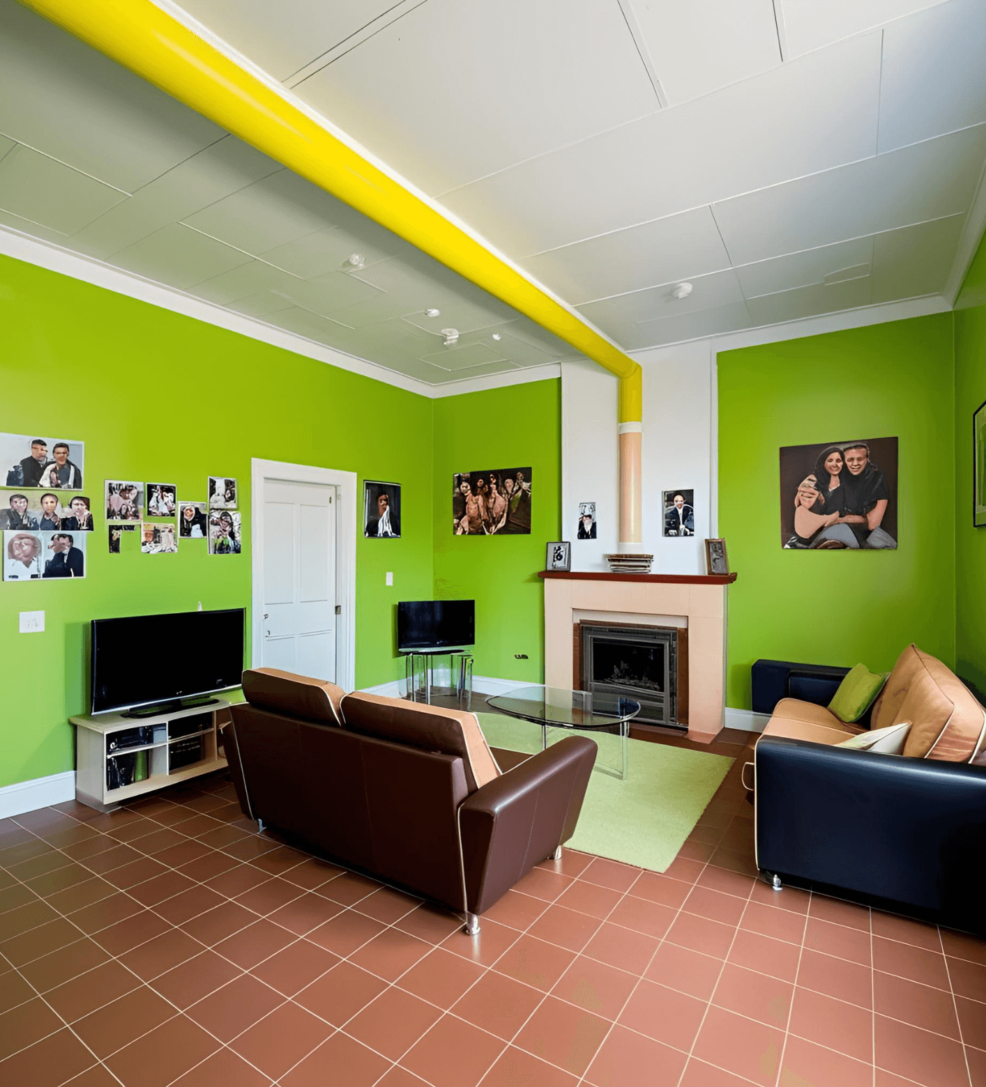 Mr. and Mrs. Samson Ngotho's One-Story House TV Room