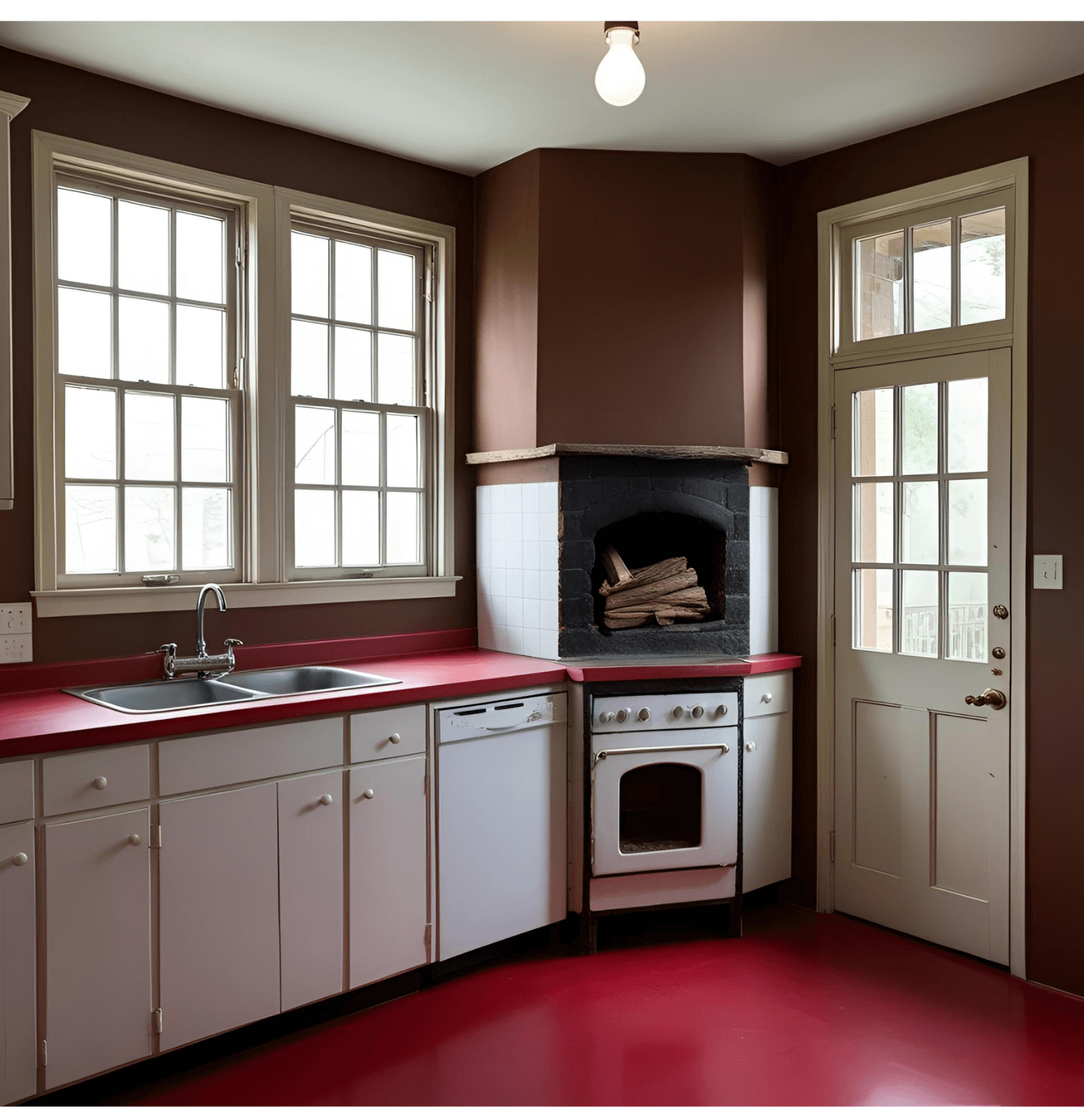 Mr. and Mrs. Harry Thuku's Greek Mansion Kitchen